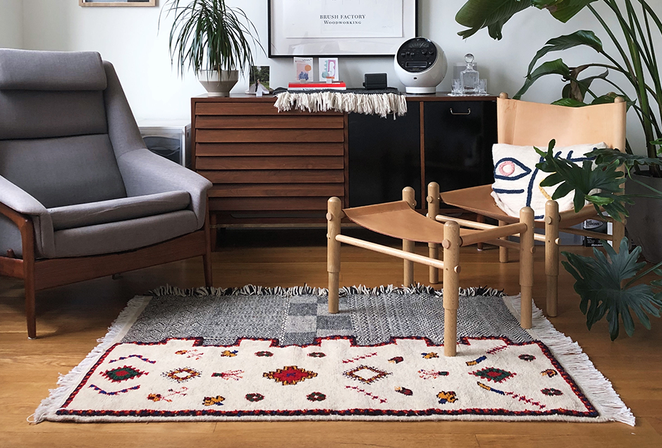 Handmade Moroccan Accent Rugs Salam Hello