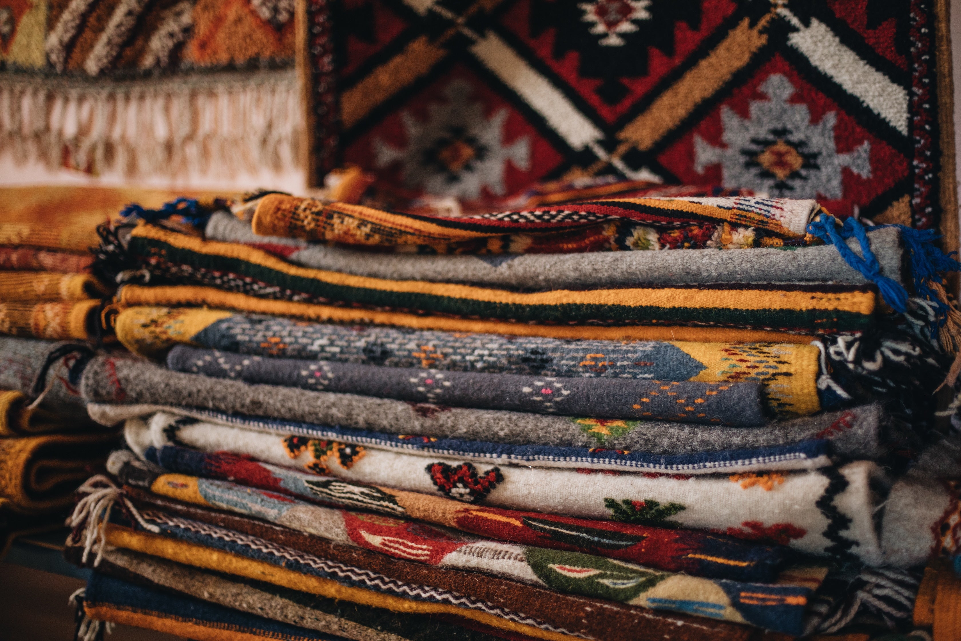 Stacks of Rugs