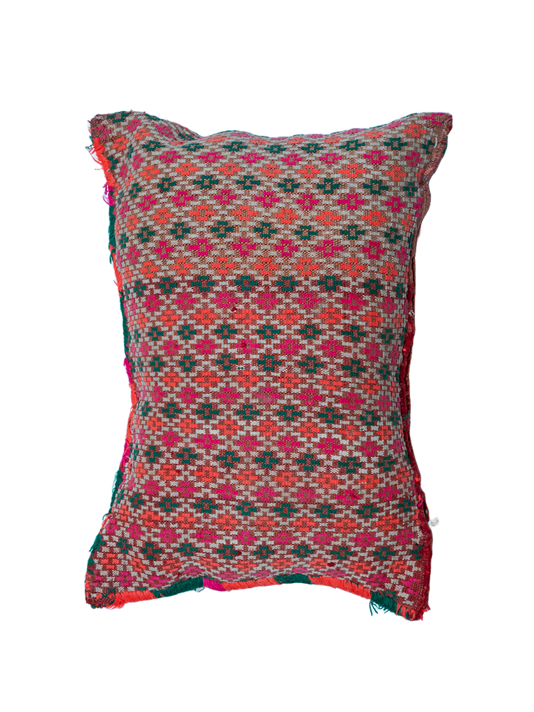 Ain Leuh Vintage Pillow - Rosy Mosaic