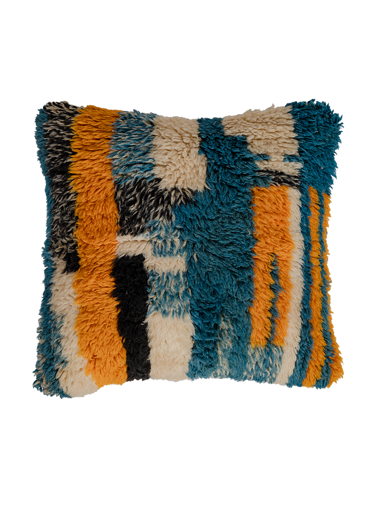 Beni M'rirt Vintage Pillow - Atlas Striped
