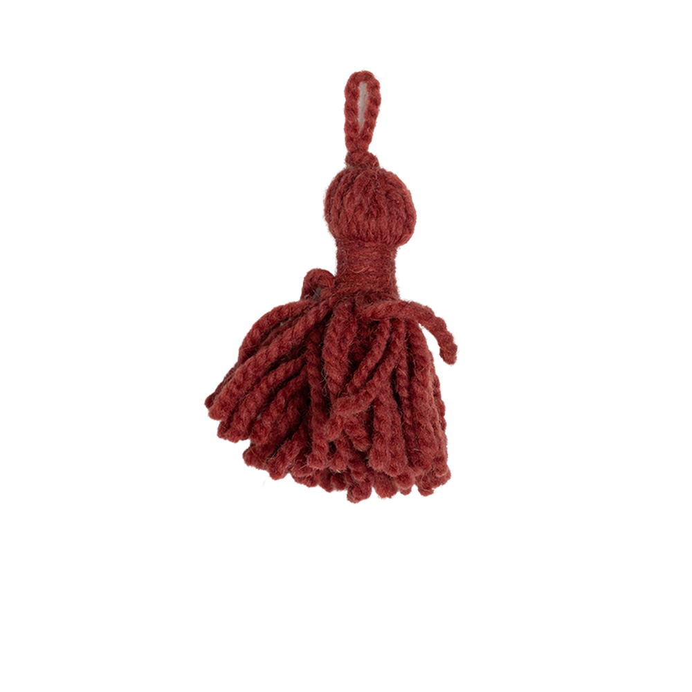 708 Vermilion | Wool Pom