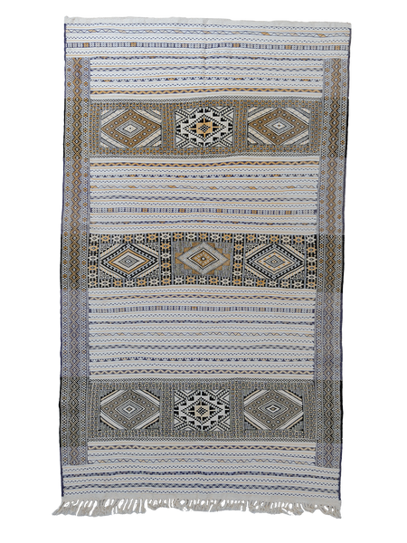 Tifelt Golden Sun-Accent Kilim | 5'-5