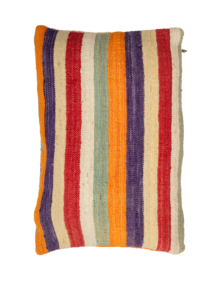 Le Vieux Village's Striped Pillow - Golden Hues