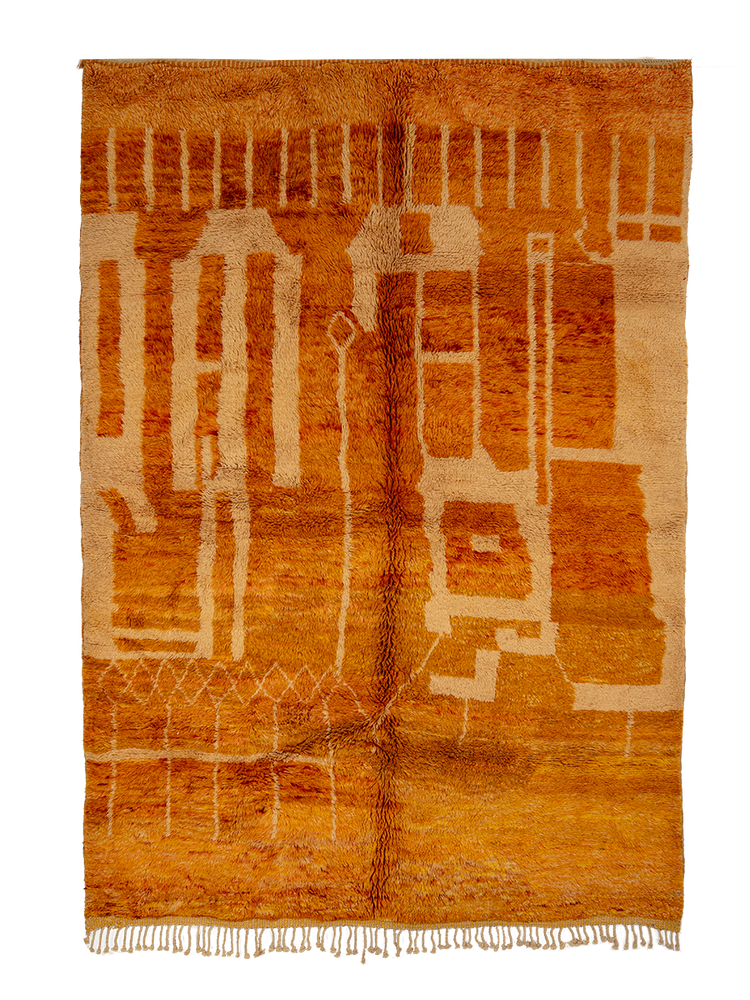 M’rirt’s Saffron Drawn Hand-Knot