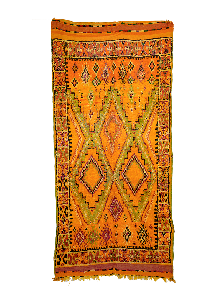Ouled Bou Sbaa's Vibrant Vintage Hand-Knot - Salam Hello