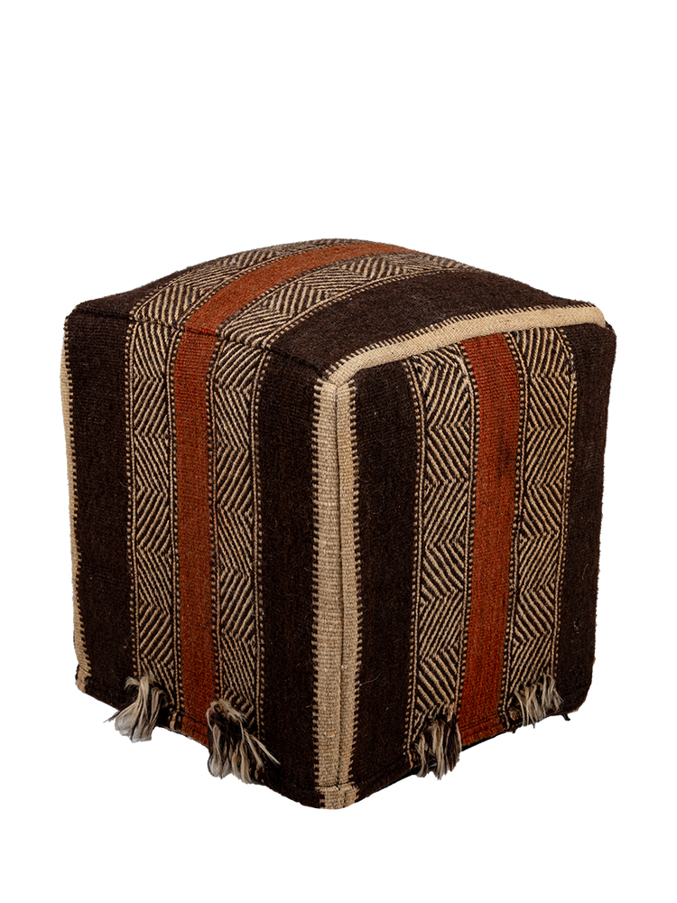 Siroua Shades | Rust Passage Pouf - Salam Hello