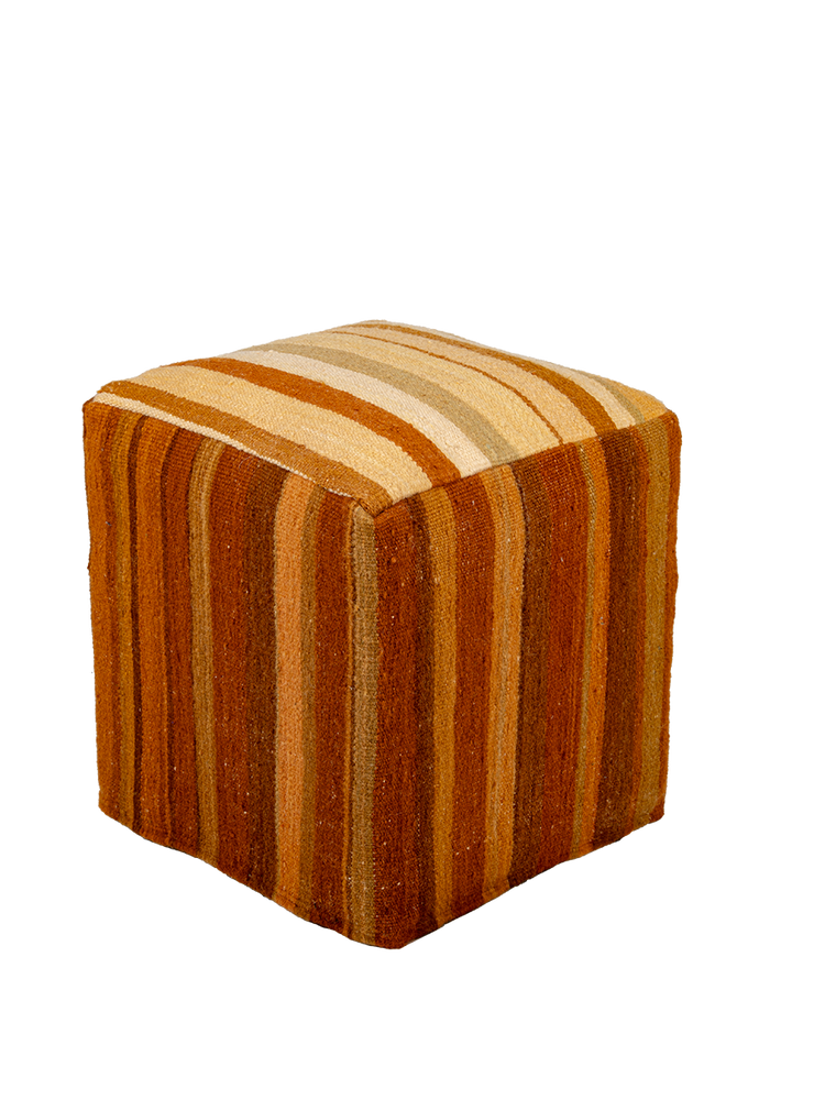 Siroua Shades | Terracotta Pouf - Salam Hello