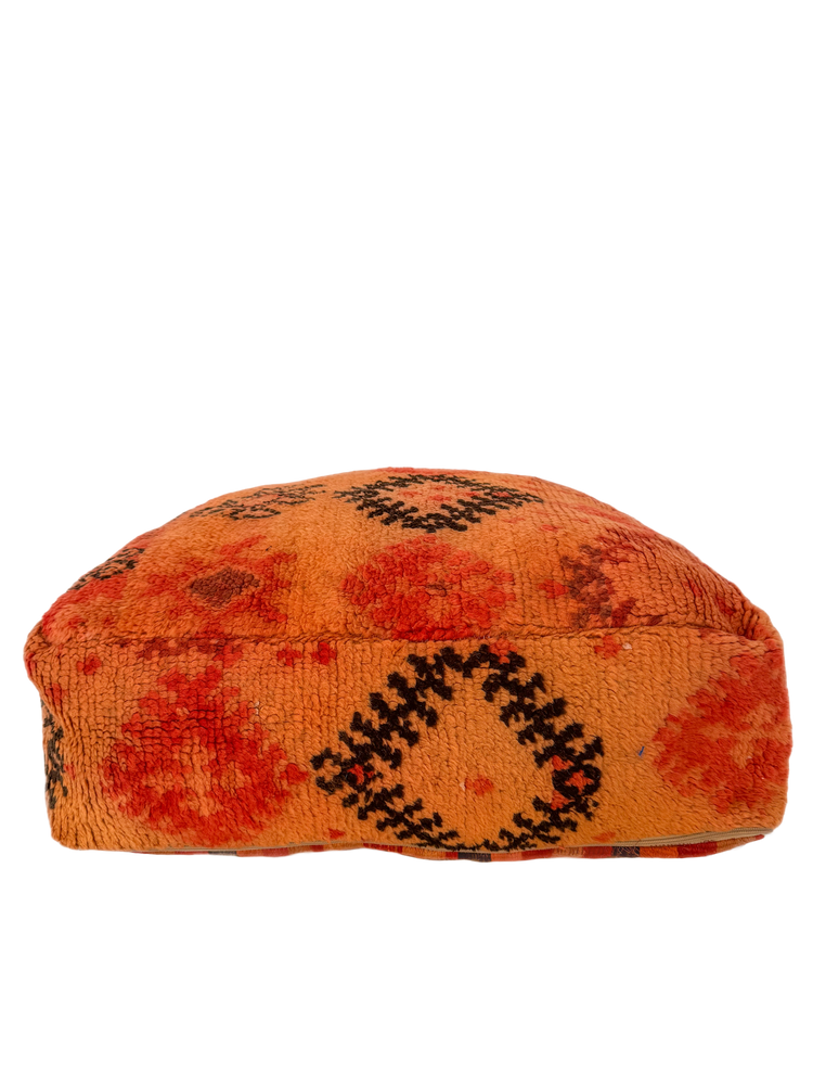 Vintage Taznakht Pouf - Vibrant Lion Paw - Salam Hello