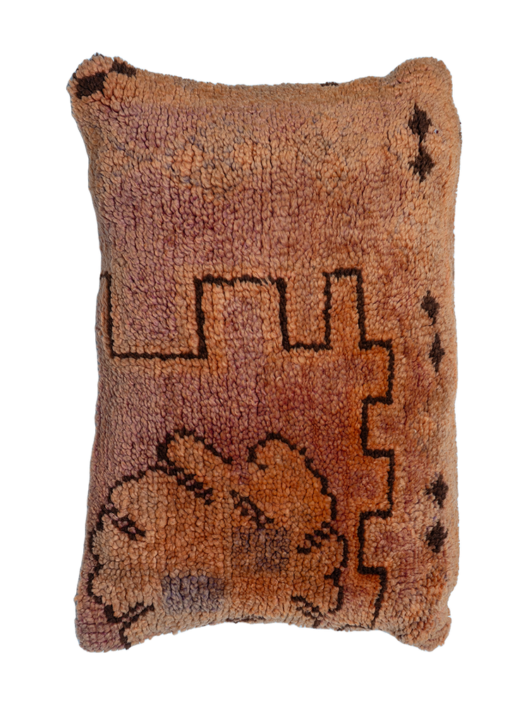 Vintage Beni M'Guild Pillow - Burnt Sienna - Salam Hello