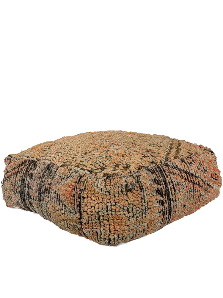 Vintage Beni M'Guild Pouf - Sandy Taupe - Salam Hello