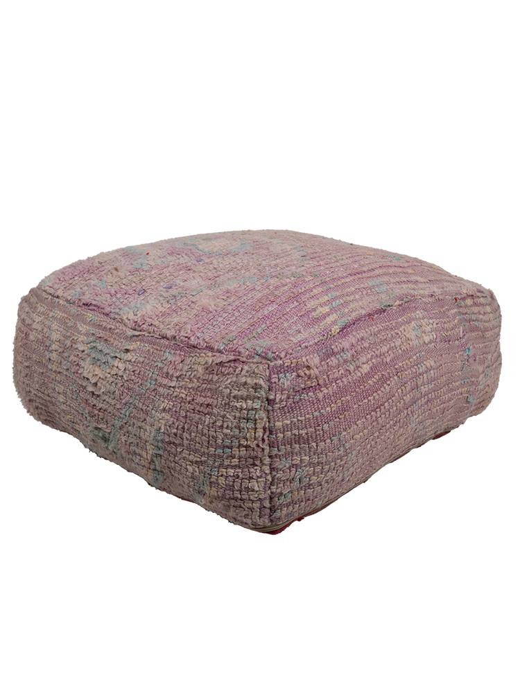 Vintage  Rhamna Pouf -  Pastel Amethyst