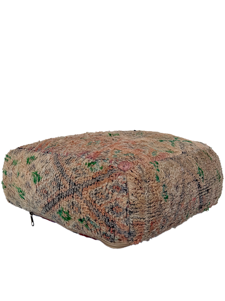 Vintage Talsint Pouf - Soft Moss - Salam Hello