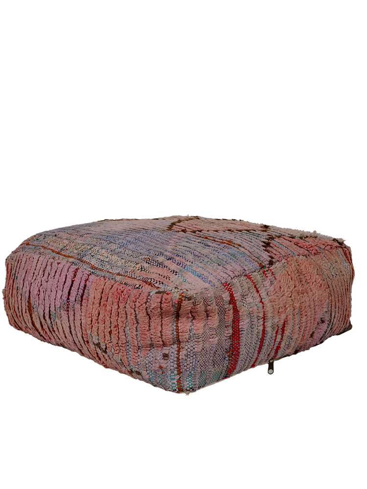 Vintage Boujad Pouf - Cotton Candy