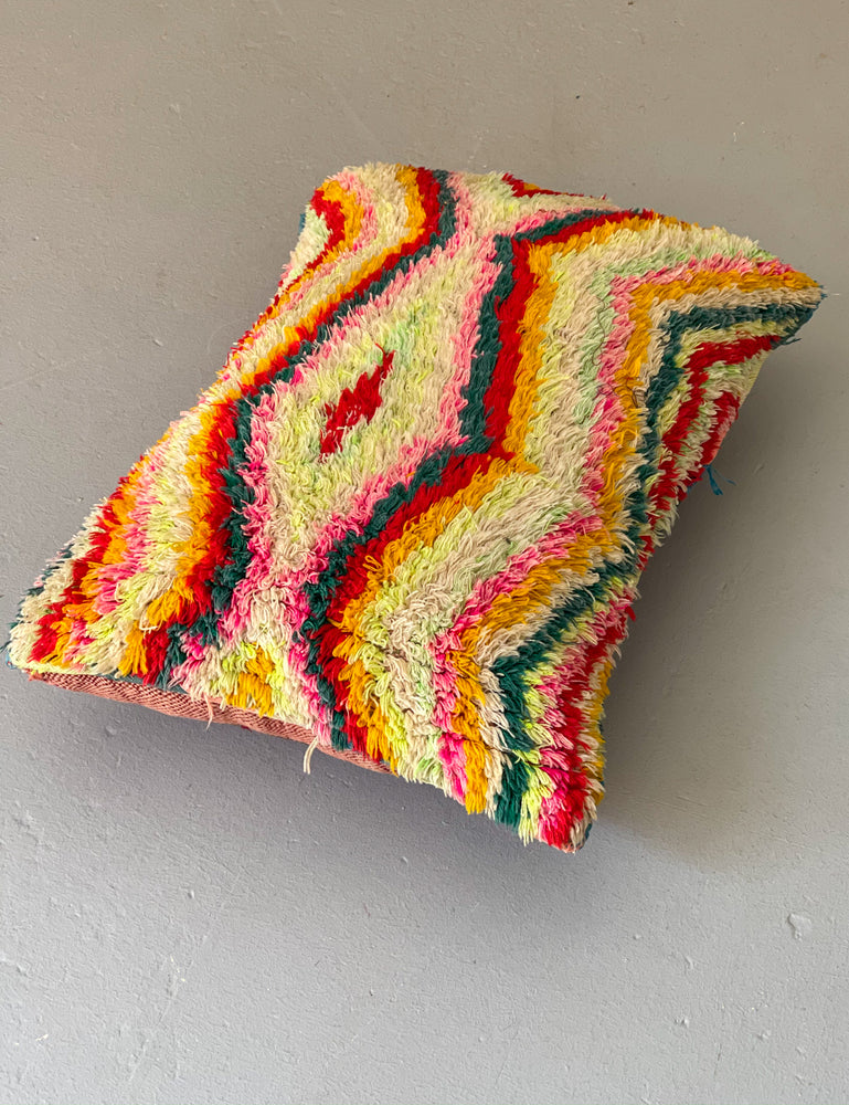 Kalaat M'Gouna's Colorful Vintage Pillow - Salam Hello