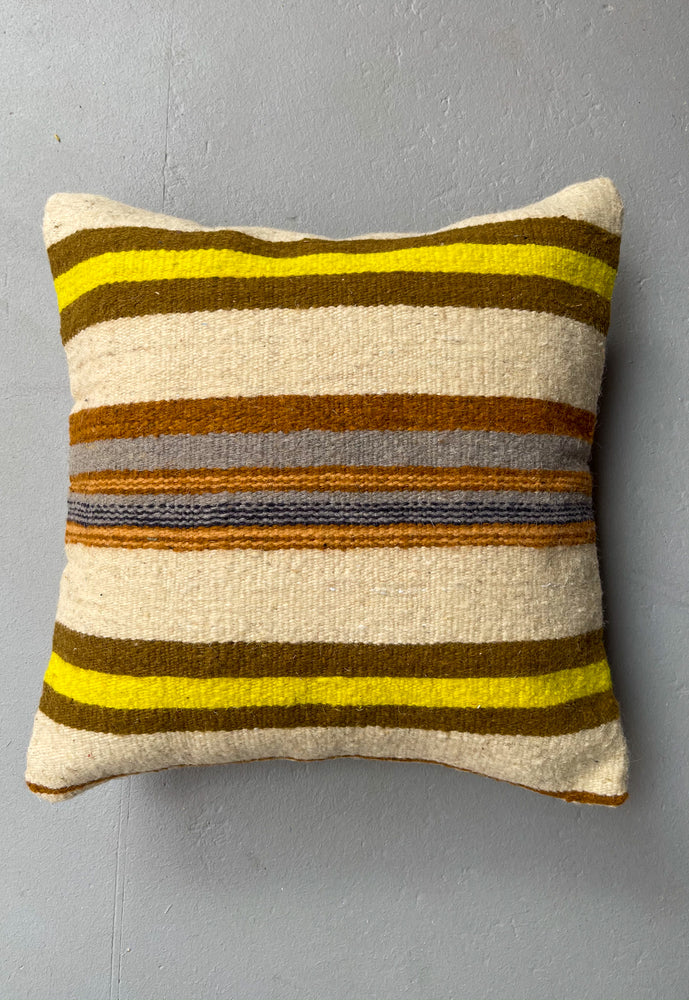 Le Vieux Striped Flatweave Pillow - Salam Hello